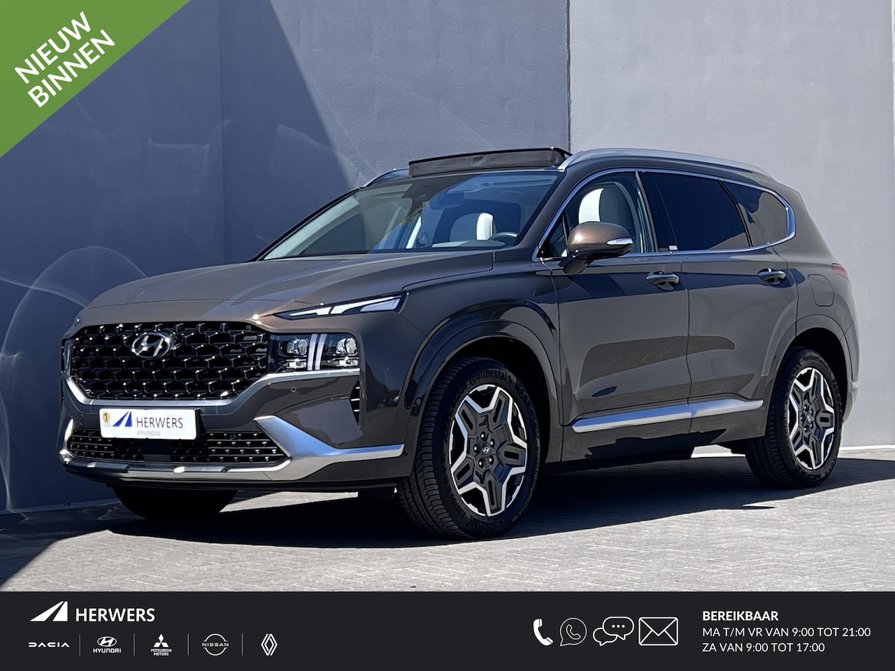 Hyundai Santa Fe - 1.6 T-GDI 5p PHEV Premium Plus Sky / Fabrieksgarantie tot 02-2027 / Dealer onderhouden / A - AutoWereld.nl