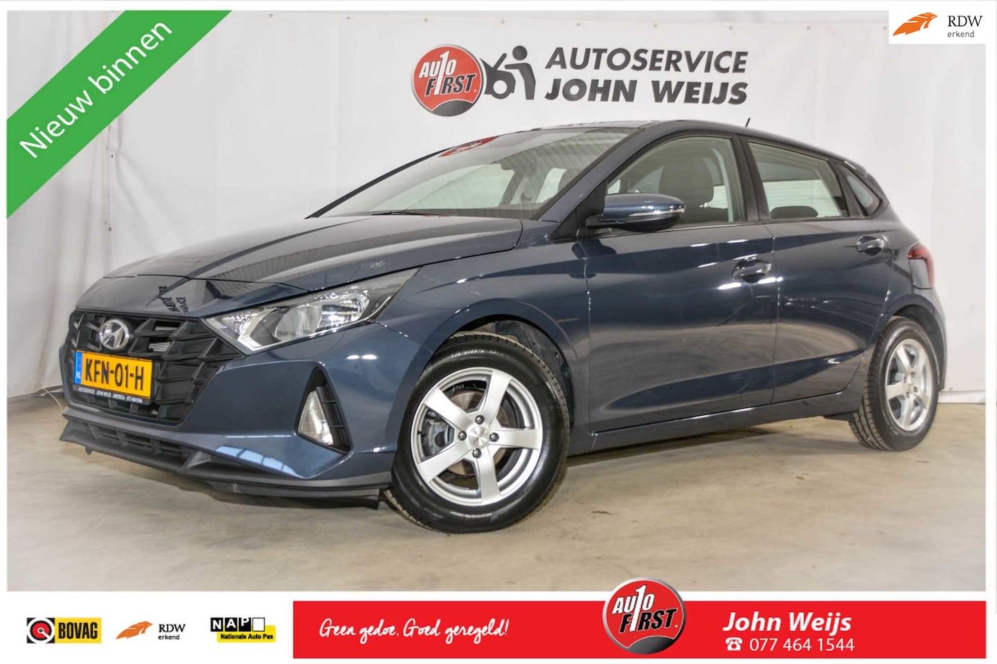 Hyundai i20 - 1.2 MPI i-Motion airco, stoelverwarming voor en achter - AutoWereld.nl