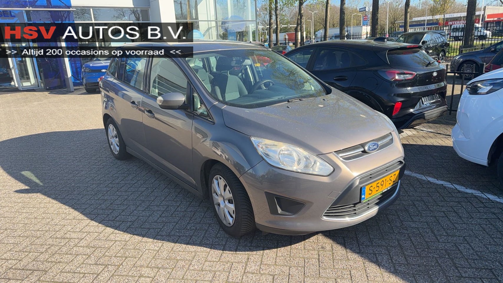 Ford Grand C-Max - 1.0 Ambiente 7p airco cruise - AutoWereld.nl