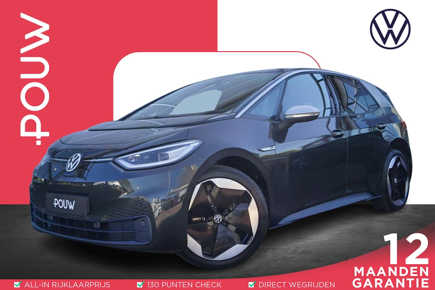 Volkswagen ID.3 - 204pk First Max 58 kWh | SoH 92 % | Head-up | Panoramadak | Elektrische Stoelen - AutoWereld.nl