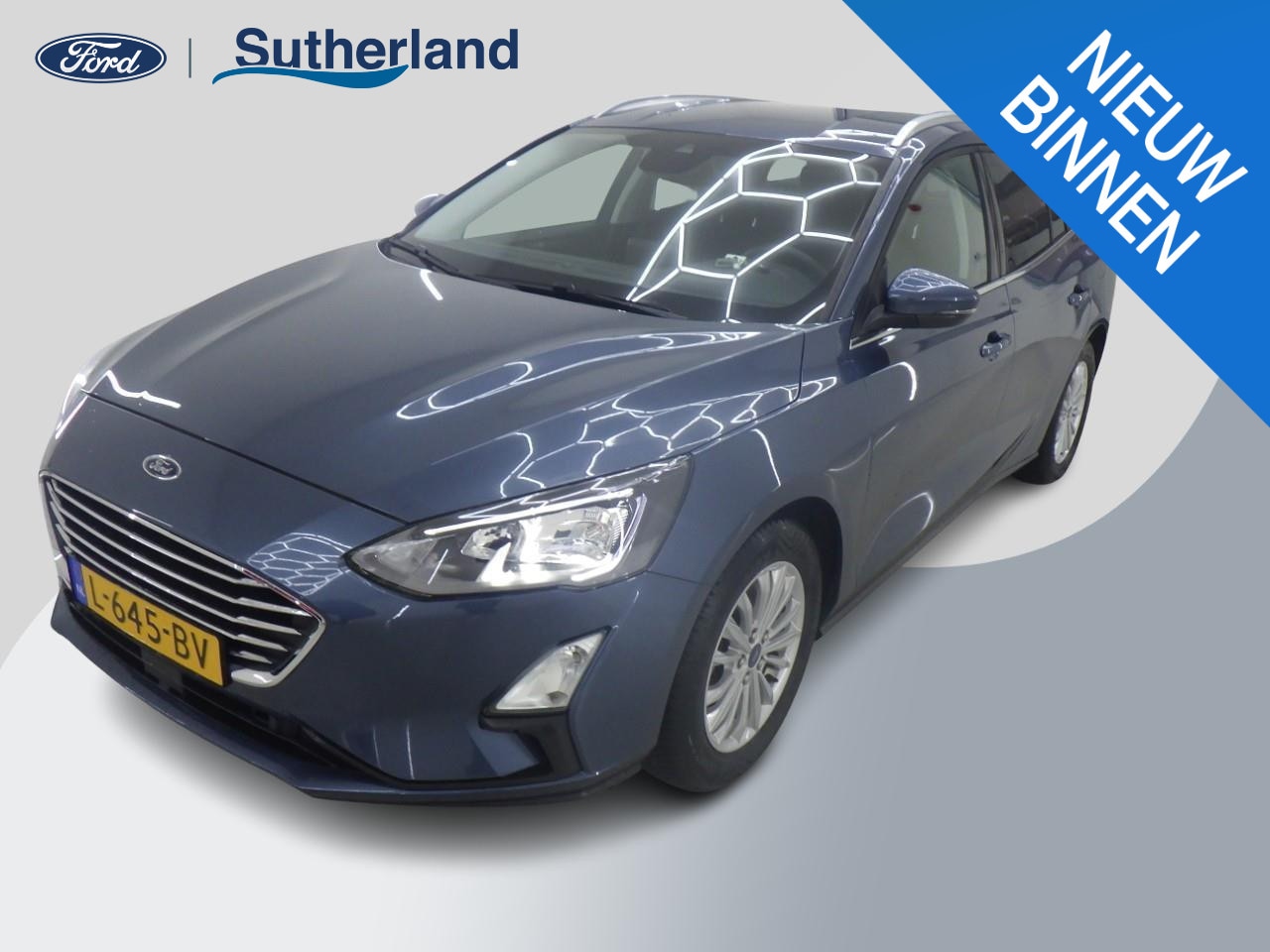 Ford Focus Wagon - 1.0 EcoBoost Hybrid Titanium X Business | 31250 KM origineel NL | Trekhaak | Navigatie | S - AutoWereld.nl