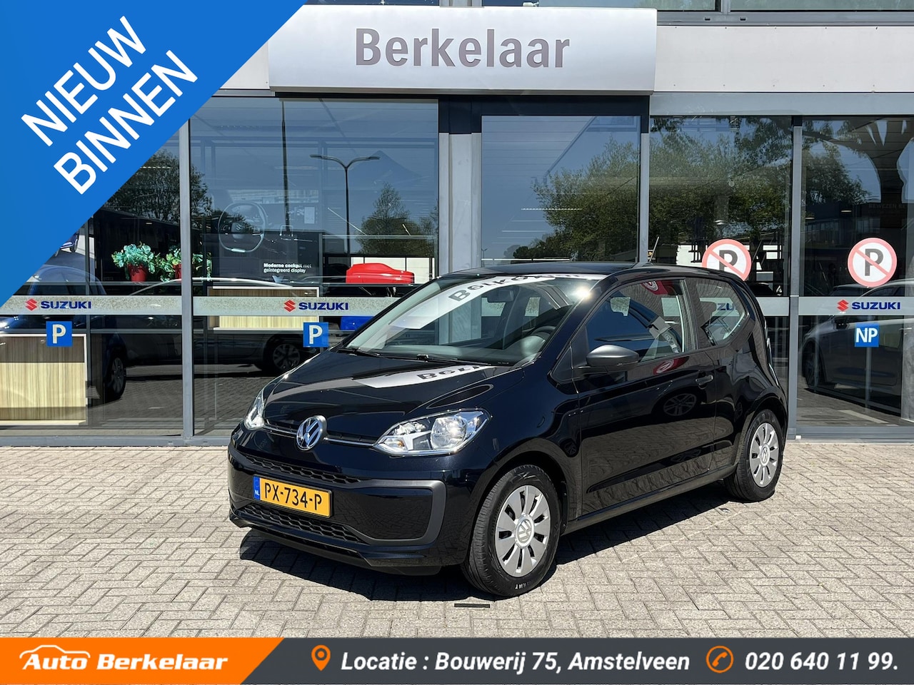 Volkswagen Up! - 1.0 BMT take up! | Airco | Zwart Metallic | Nieuw binnen - AutoWereld.nl