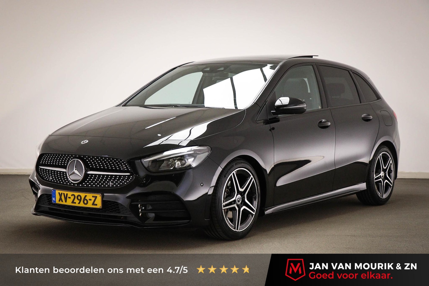Mercedes-Benz B-klasse - 180 Business Solution AMG | PANORAMADAK | STOELVERWARMING | APPLE | DAB | CAMERA - AutoWereld.nl