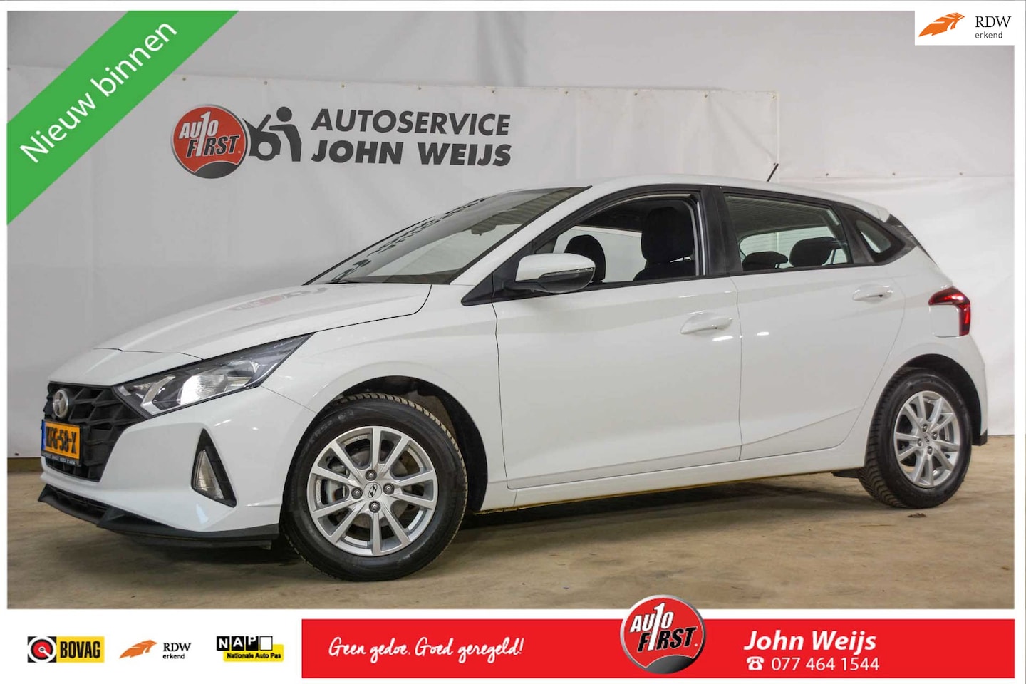 Hyundai i20 - 1.2 MPI i-Motion airco, stoelverwarming voor - AutoWereld.nl
