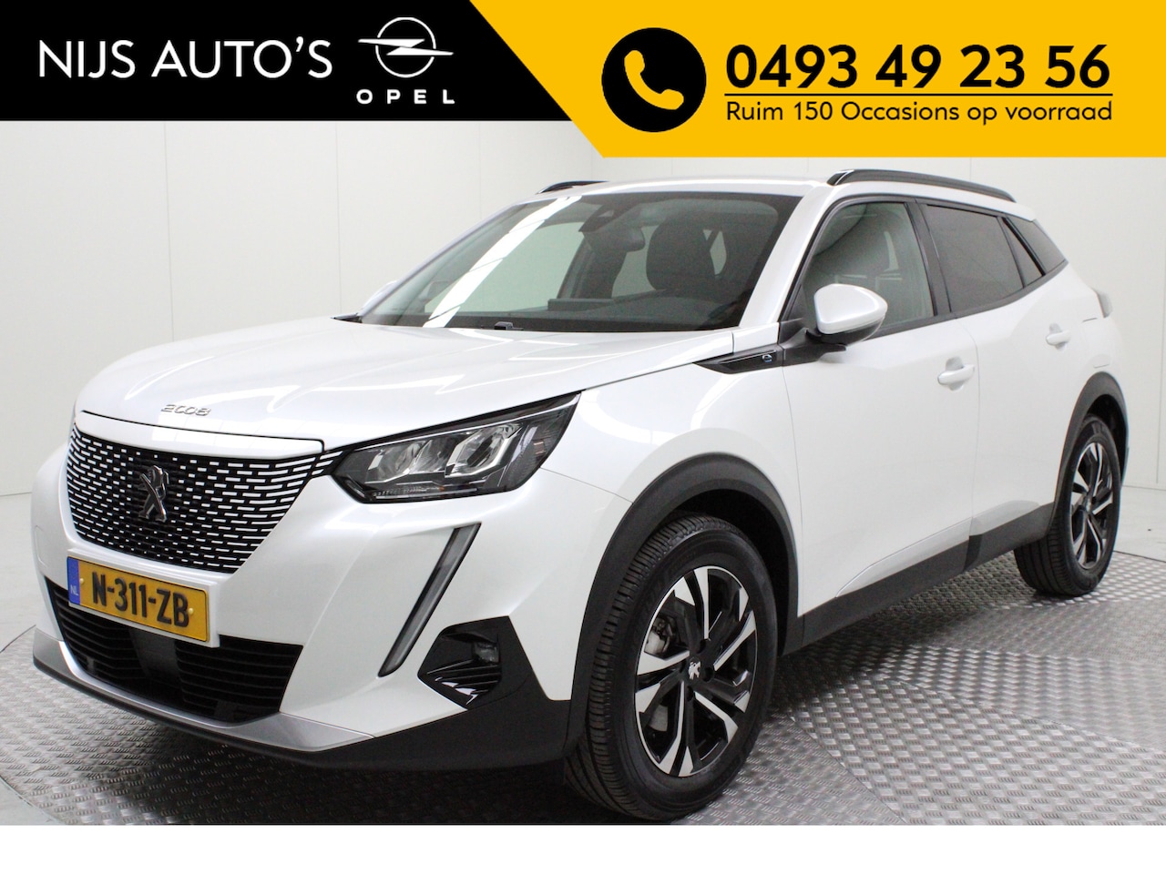 Peugeot e-2008 - EV Allure Pack 50 kWh | Stoelverwarming | Navigatie | climate & cruise control | apple car - AutoWereld.nl