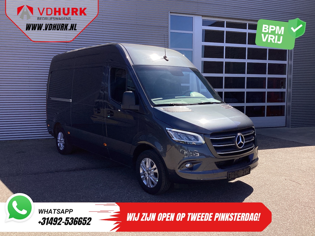 Mercedes-Benz Sprinter - 315 CDI Aut. L2H2 3.5t Trekverm./ LED/ Gev.Stoel/ 10,25” MBUX/ Climate/ Stoelverw./ Carpla - AutoWereld.nl