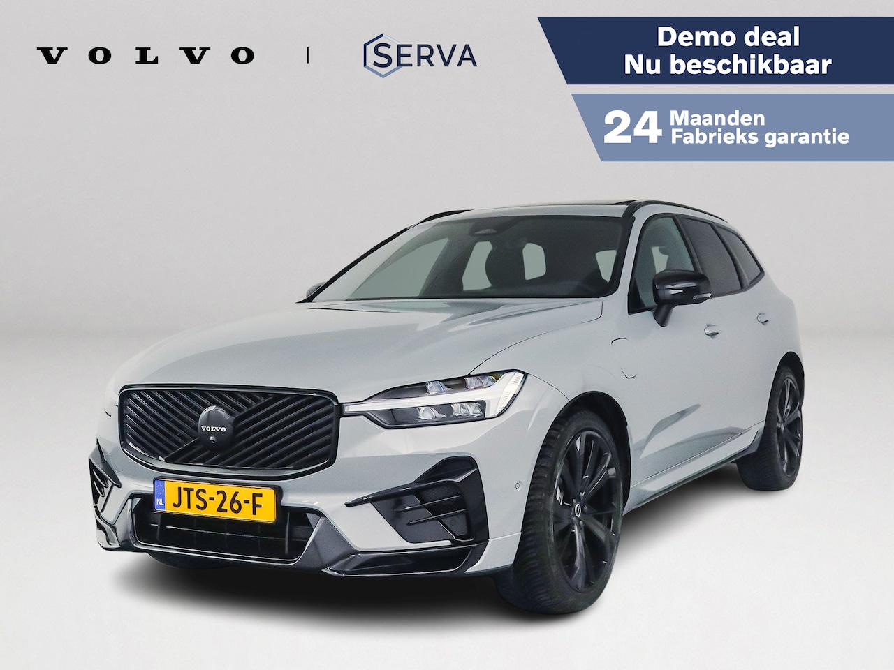 Volvo XC60 - T6 Plug-in hybrid AWD Plus Black Edition Heico Styling | Panoramadak | 360° camera | Head- - AutoWereld.nl