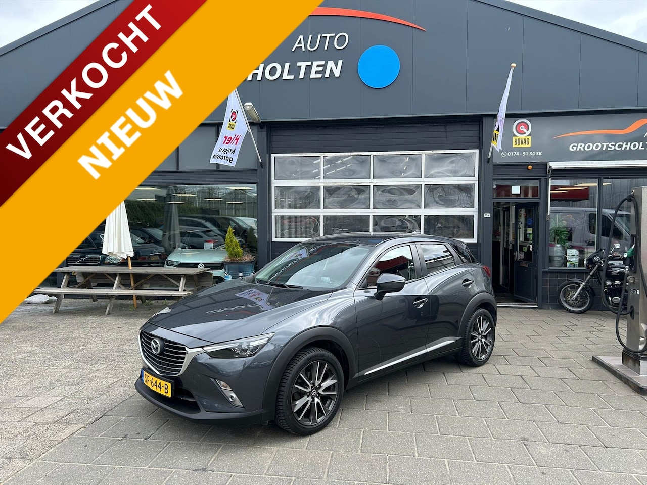 Mazda CX-3 - 2.0 SKYACTIV-G 88KW GT leder ,headup display. - AutoWereld.nl