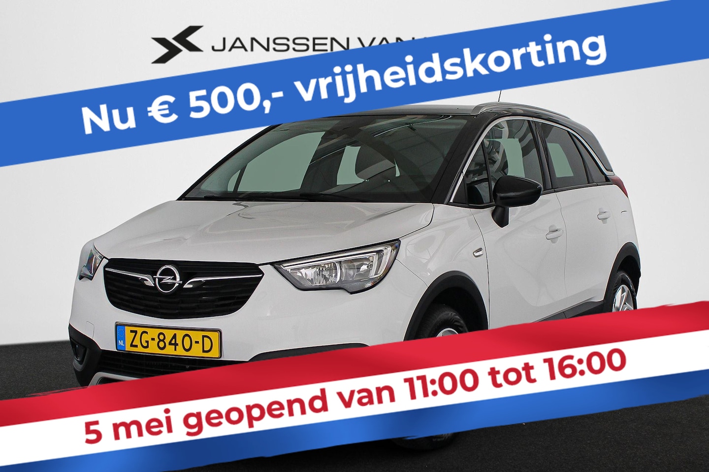 Opel Crossland X - 1.2 Turbo Innovation Keyless Apple CarPlay Parkeersensoren - AutoWereld.nl