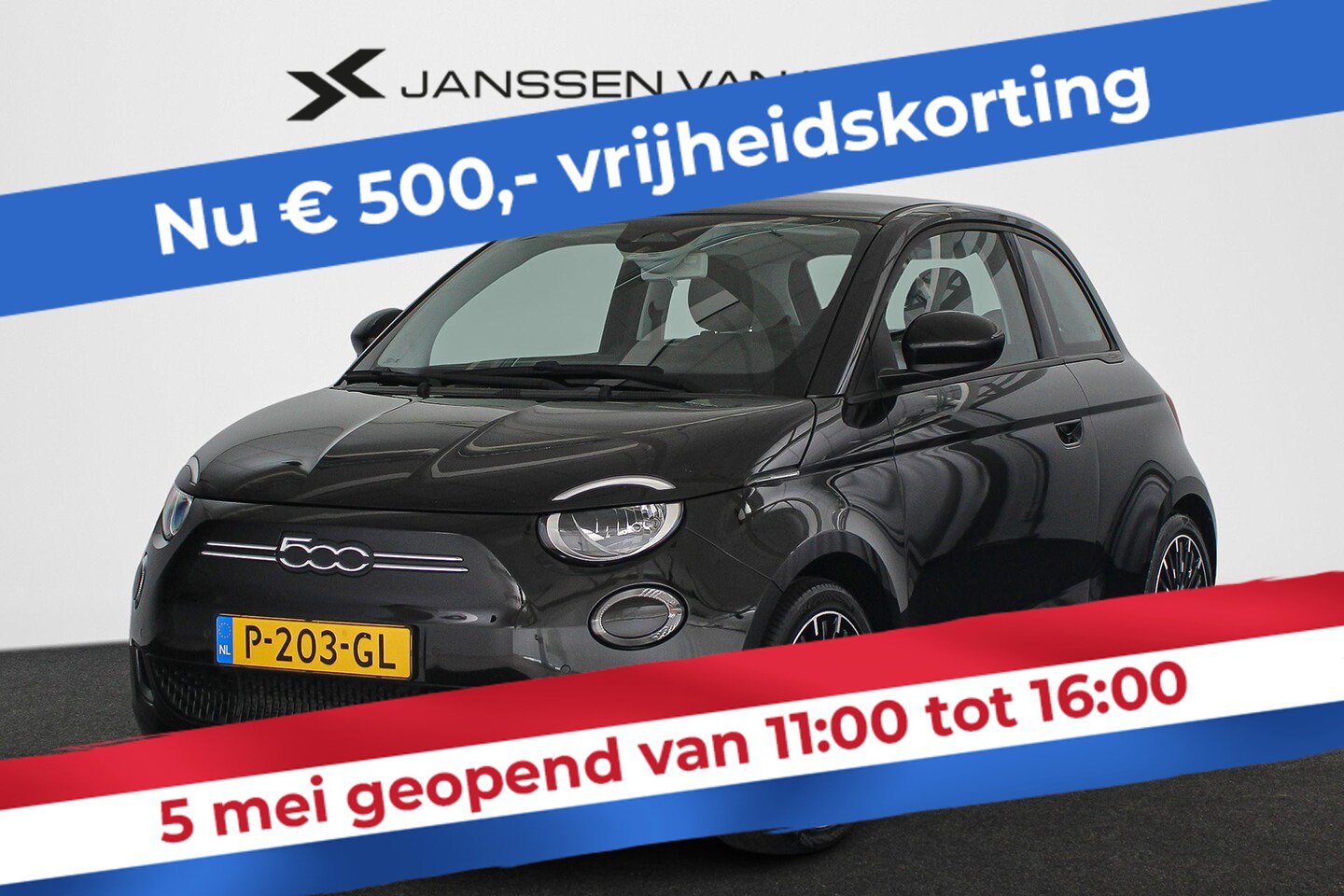 Fiat 500 - Icon 42 kWh Stoelverwarming Navigatie Camera Keyless 17" LMW - AutoWereld.nl