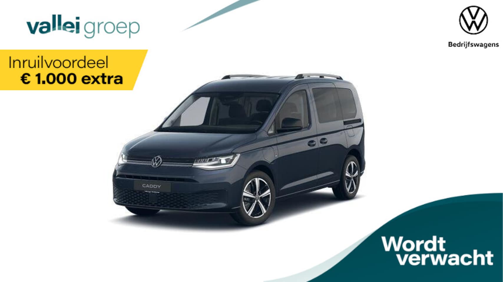 Volkswagen Caddy - Kombi Style 1.5 eHybrid 85kW 115pk Led | Stoelverwarming | Apple carplay/Android auto | Tr - AutoWereld.nl