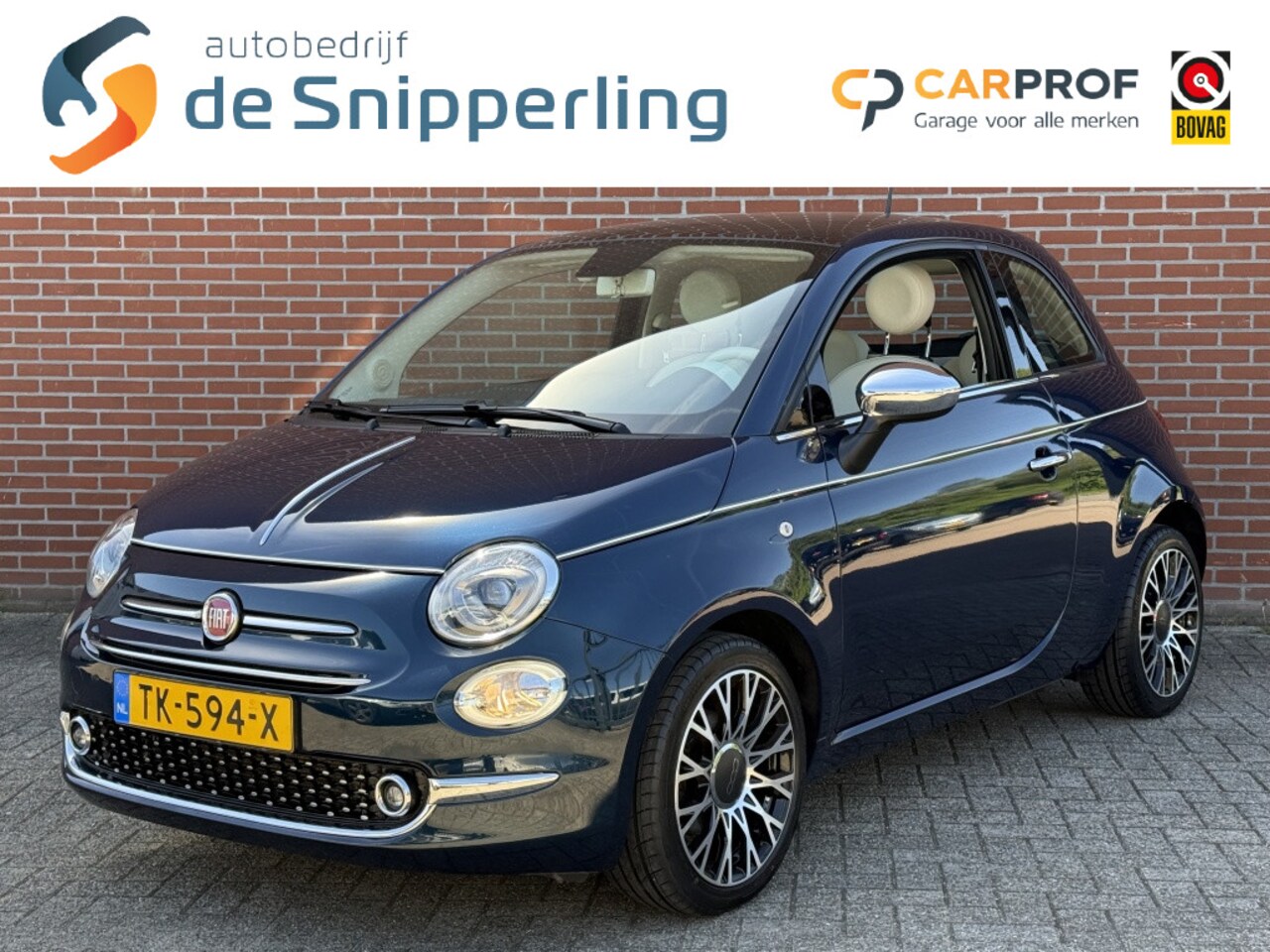 Fiat 500 - 0.9 TwinAir T Collezione NAVI CARPLAY CRUISE PANO PDC LMV - AutoWereld.nl