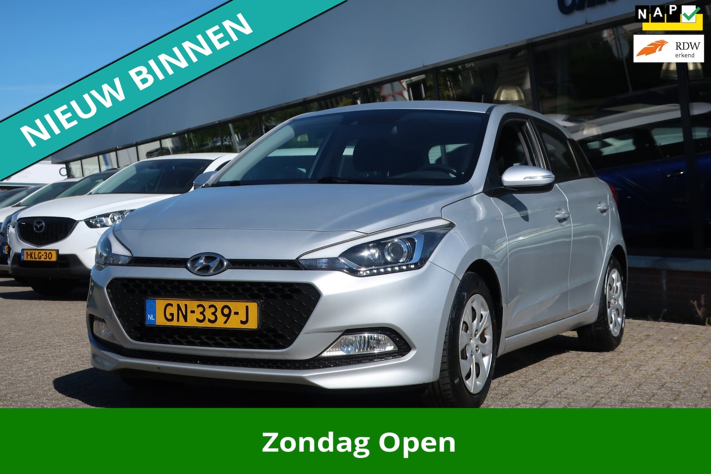 Hyundai i20 - 1.2 HP i-Motion 2e EIG_LED_AIRCO_CRUIS_PDC_NAP. - AutoWereld.nl