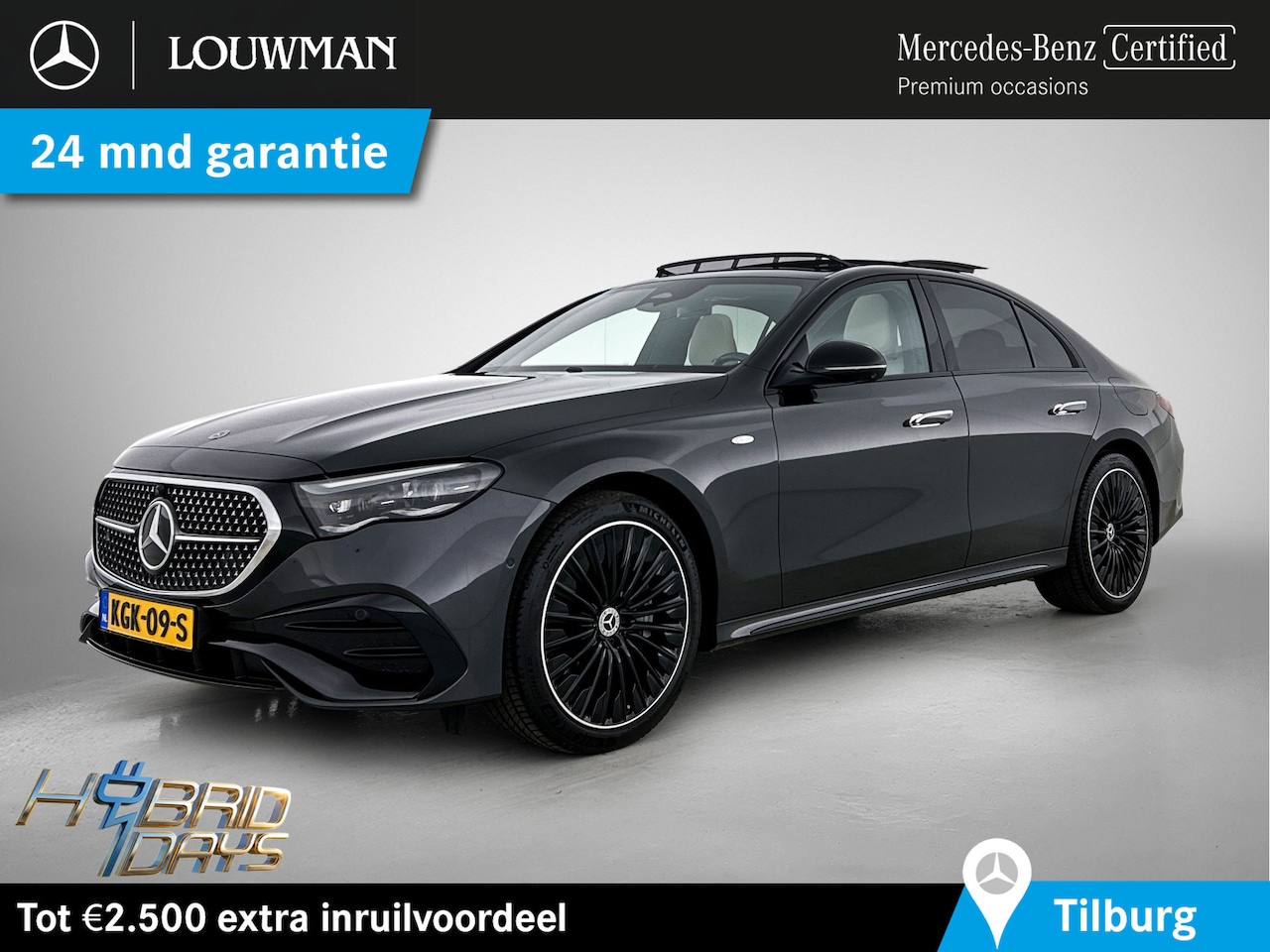 Mercedes-Benz E-klasse - 300 e AMG Plug-In Hybride AMG Line | Night Pakket | Panorama Schuif-Kanteldak | MBUX Super - AutoWereld.nl