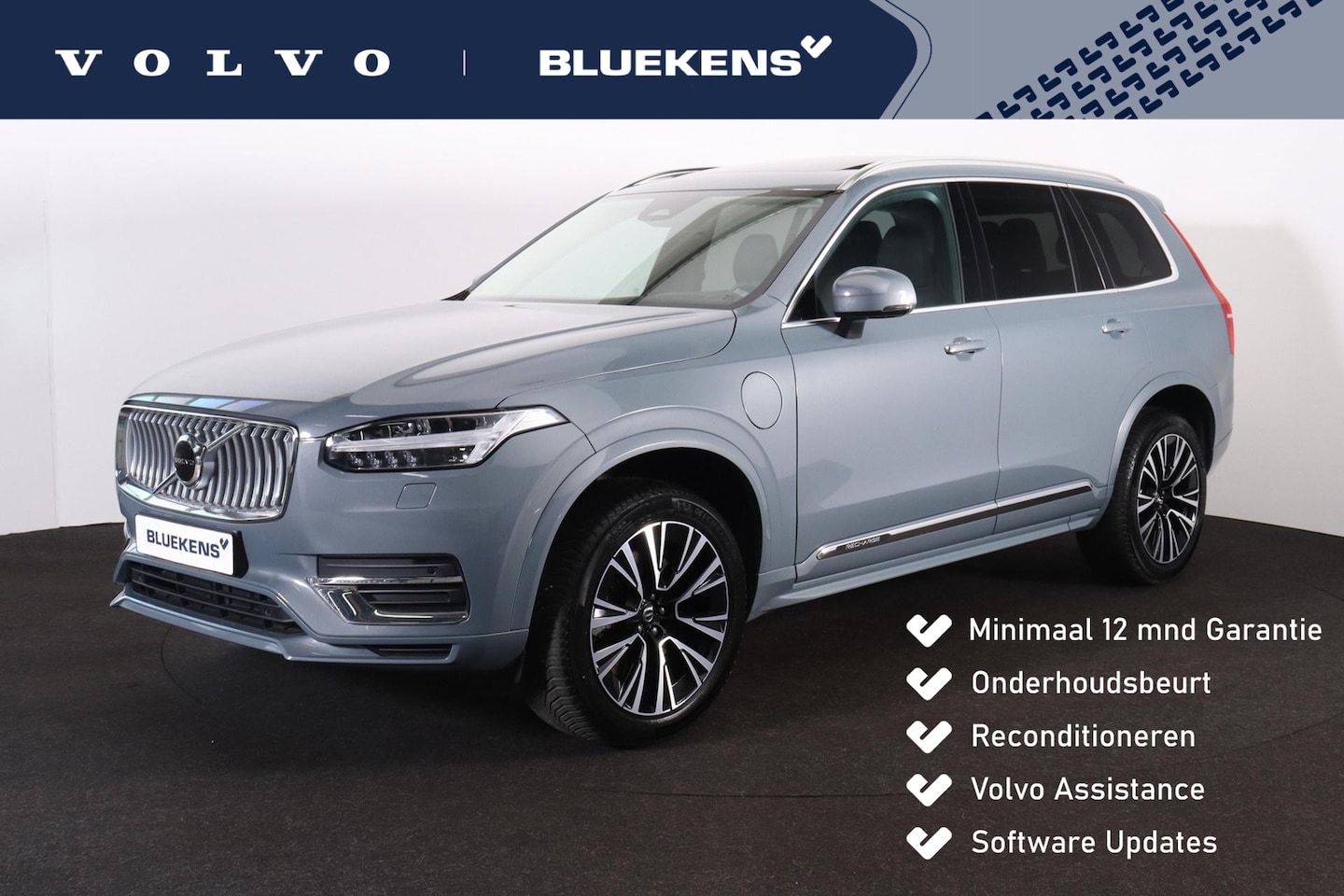 Volvo XC90 - T8 Recharge AWD Ultimate Bright - Panorama/schuifdak - IntelliSafe Assist & Surround - Har - AutoWereld.nl