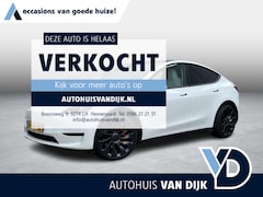 Tesla Model Y - Performance AWD 75 kWh | NL Auto/1e Eig./Leder/Pano.Dak/Navi/21"/Camera/Stoel&Stuurverwarm
