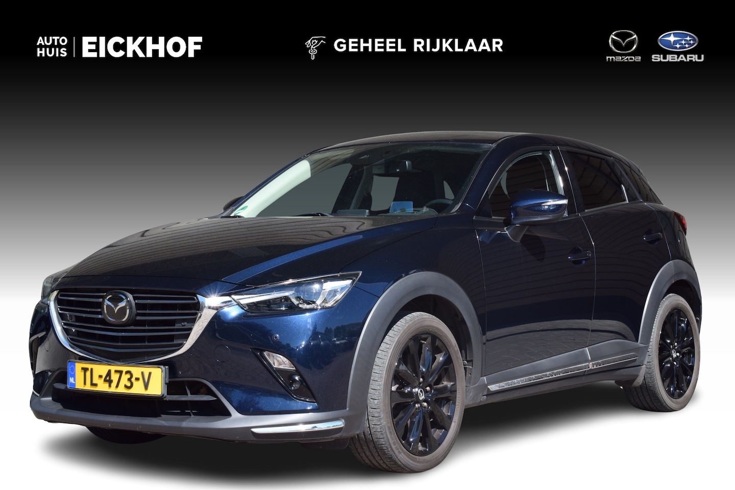 Mazda CX-3 - 2.0 SkyActiv-G 120 GT-M - Black Leather Pack - Trekhaak - Apple Carplay - Dealer onderhoud - AutoWereld.nl