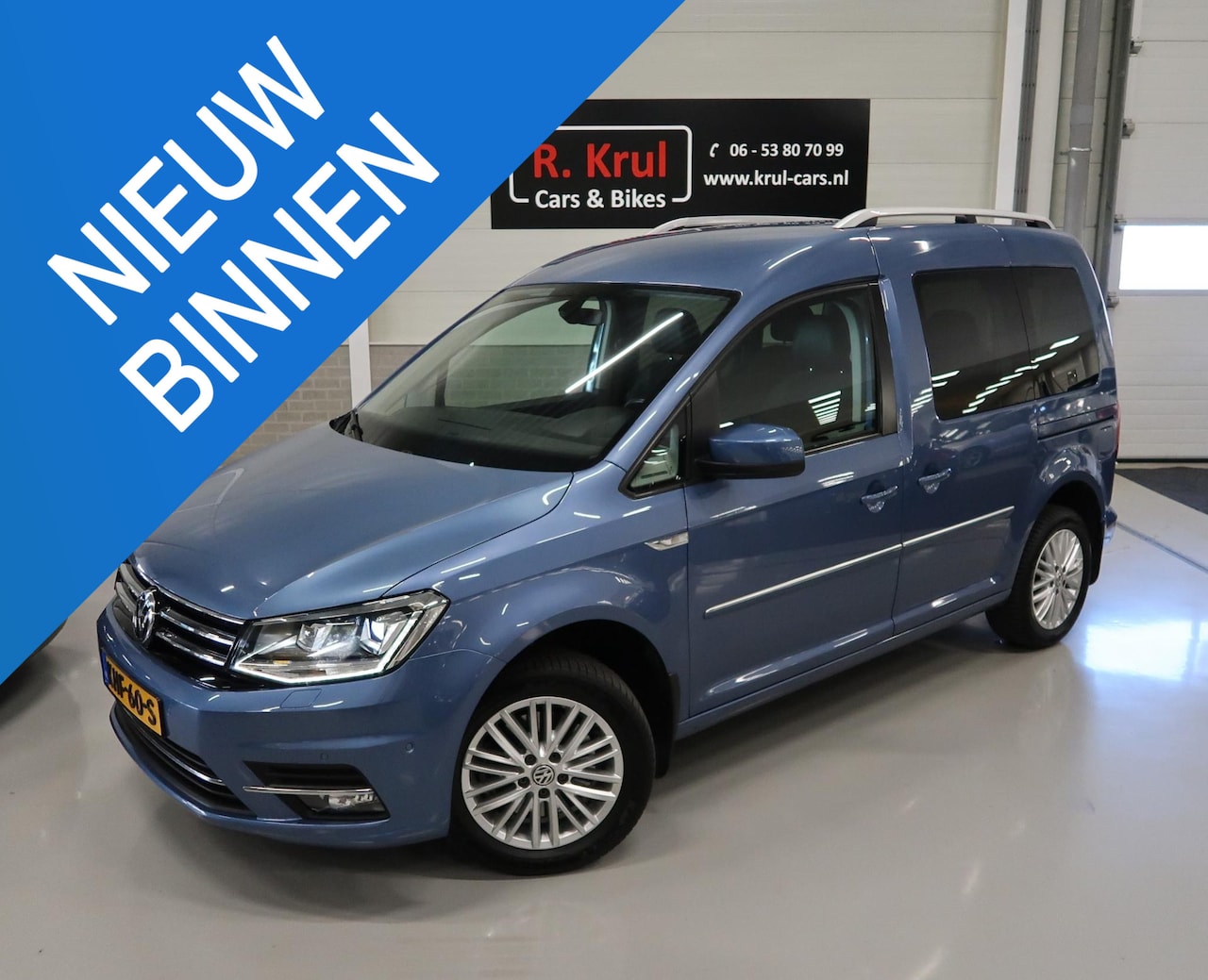 Volkswagen Caddy - 1.4 TSI Highline Automaat Trekhaak afn. Leer/Alcantara App connect Camera Adaptieve Cruise - AutoWereld.nl