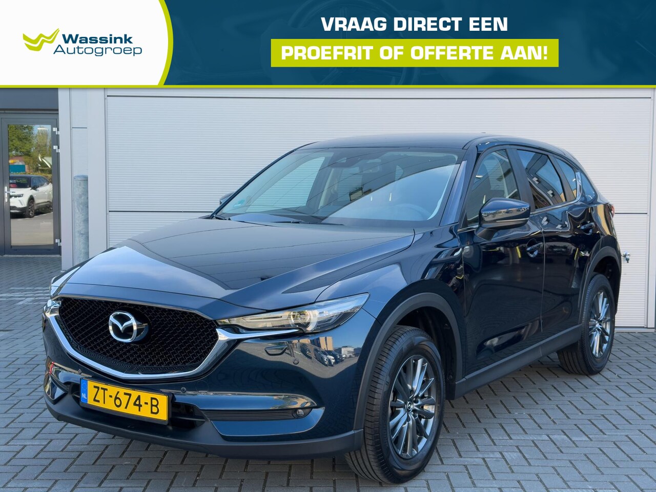 Mazda CX-5 - 2.0 SKYACTIV-G 165pk Automaat Comfort | Climate control | Navigatie | Lm-velgen | Winterpa - AutoWereld.nl
