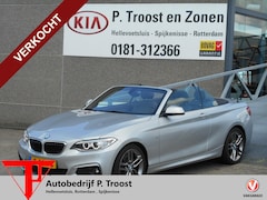 BMW 2-serie Cabrio - 220I AUTOMAAT M-pakket NL auto/Navigatie/Lederen bekleding/Stoelverwarming/Led dagrijverli