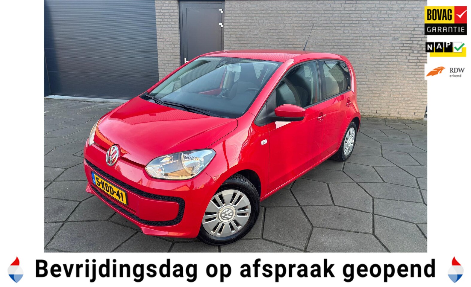Volkswagen Up! - 1.0 move up! BlueMotion Thechno|Airco|5 Drs |4 nieuwe All-Season|Isofix|AUX| - AutoWereld.nl