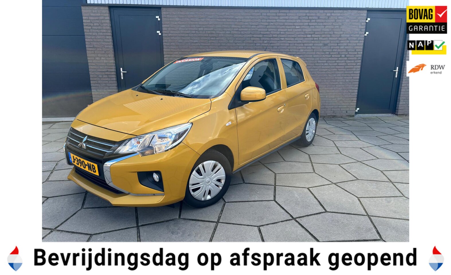 Mitsubishi Space Star - 1.0 Cool+ | 5 Drs| AIRCO| USB+AUX |verstralers| Isofix| centrale vergrendeling op afstand - AutoWereld.nl