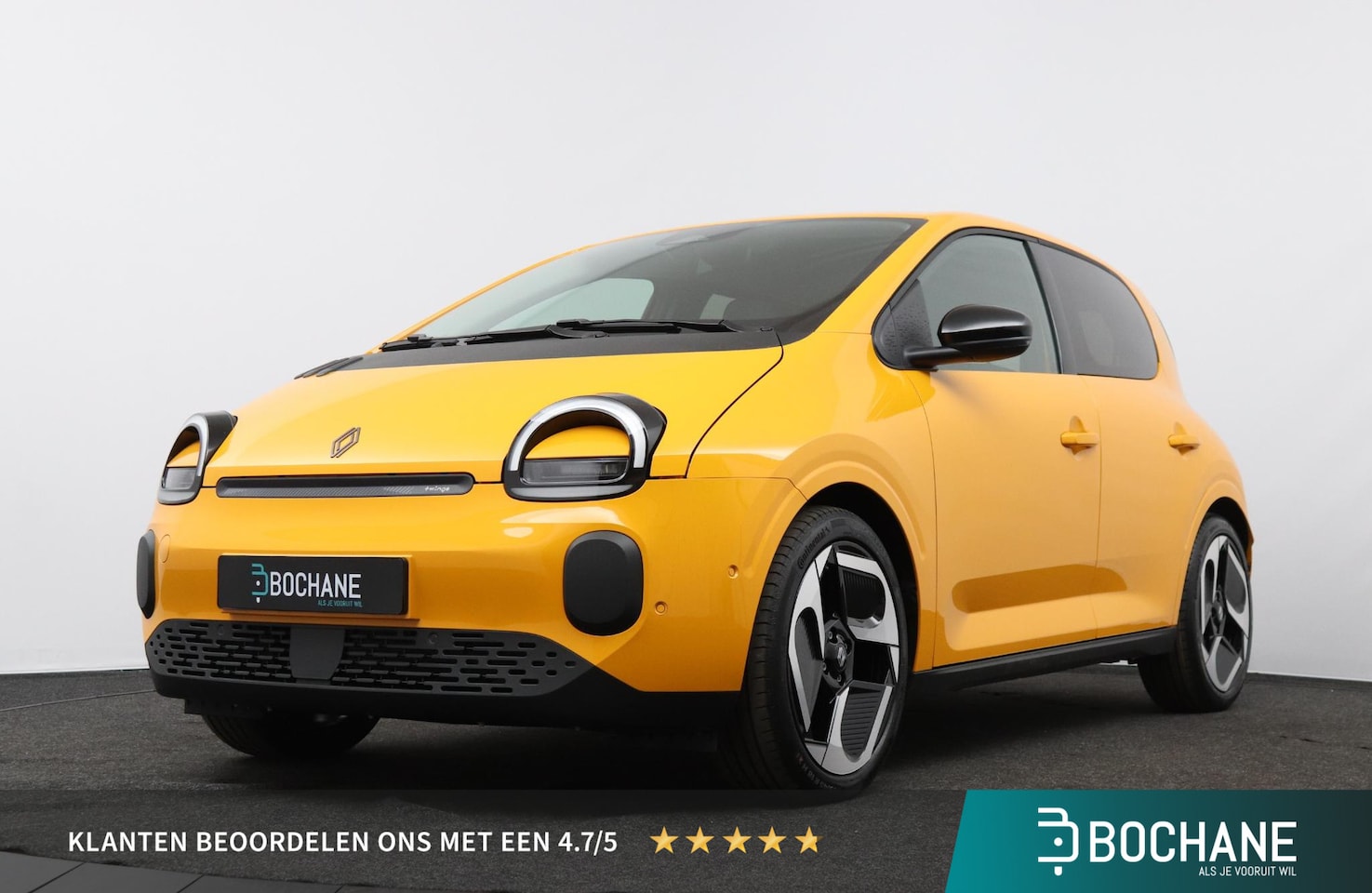 Renault Twingo - urban range techno 27.5 kWh | Pack Privilége | 18" Velgen | Jaune Mango! | - AutoWereld.nl