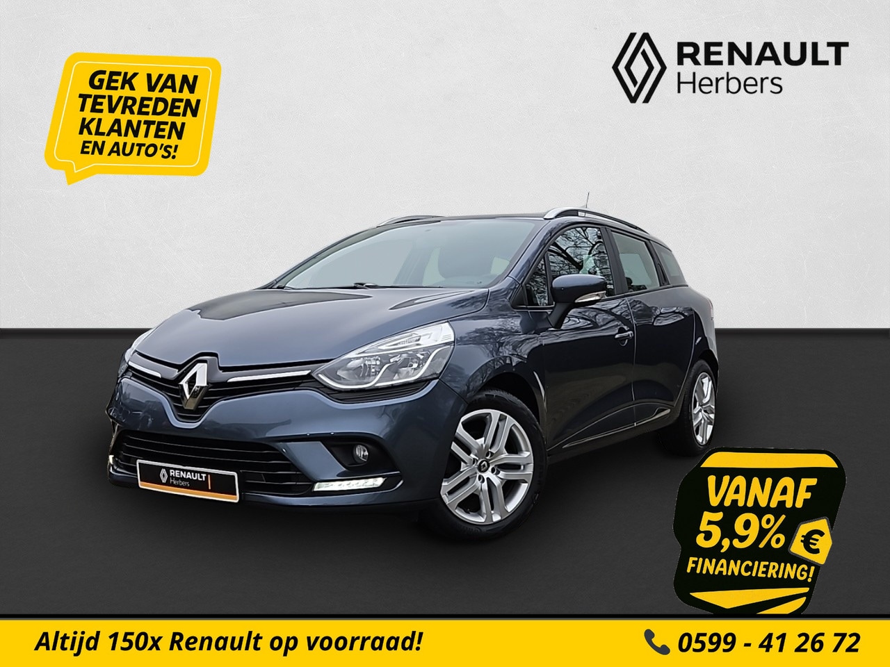 Renault Clio Estate - 0.9 TCe Zen AIRCO / STOELVERWARMING / NAVI - AutoWereld.nl