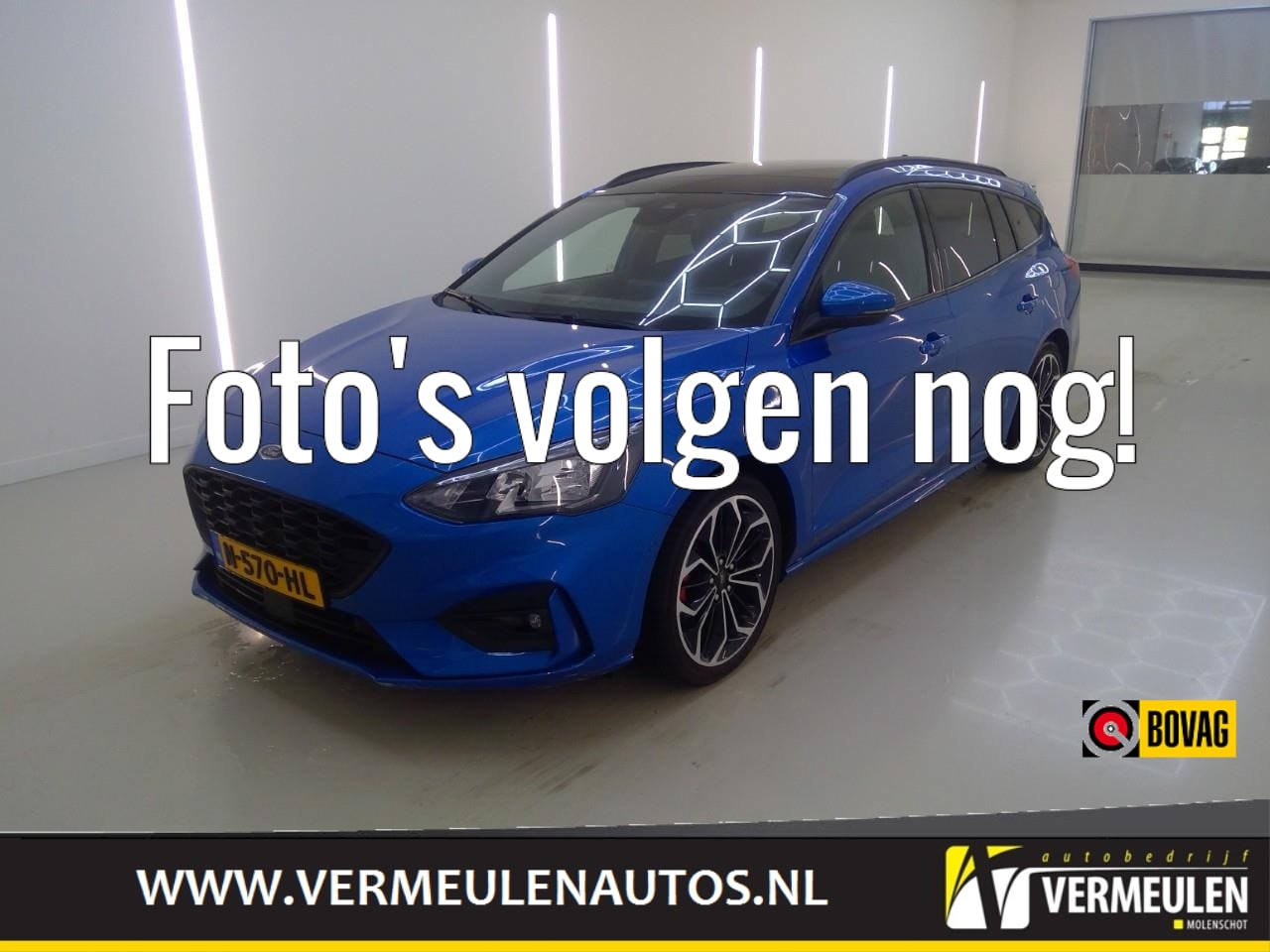 Ford Focus Wagon - 1.0 EcoBoost Hybrid 125PK ST Line X Business + 18"/ Navi/ Clima/ Cruise/ Panorama/ Winterp - AutoWereld.nl