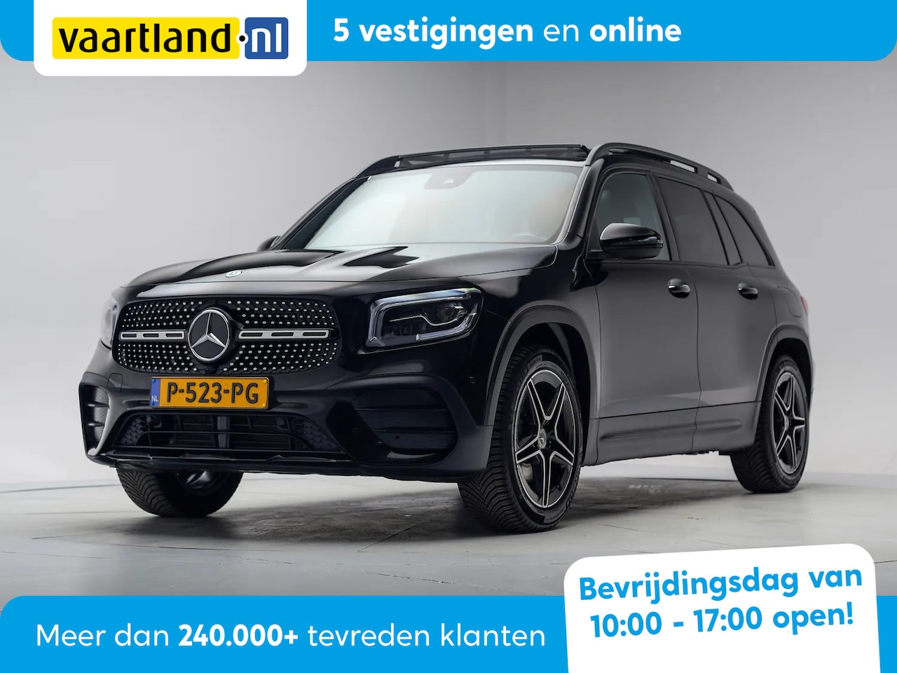 Mercedes-Benz GLB - 200 AMG Line Aut. [ Panoramadak Memory Camera Sfeerverlichting ] - AutoWereld.nl