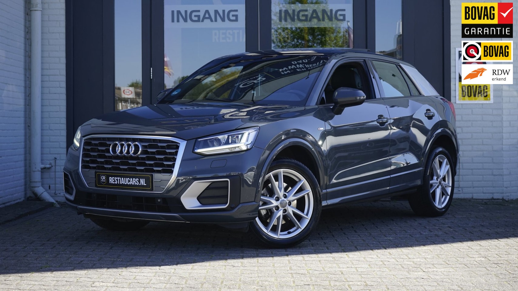 Audi Q2 - 35 TFSI 1.4 S-Line AUTOMAAT-AUDI SOUND-CAMERA-CLIMA-FULL LED-KEYLESS-NAVIGATIE-PANORAMA-ST - AutoWereld.nl