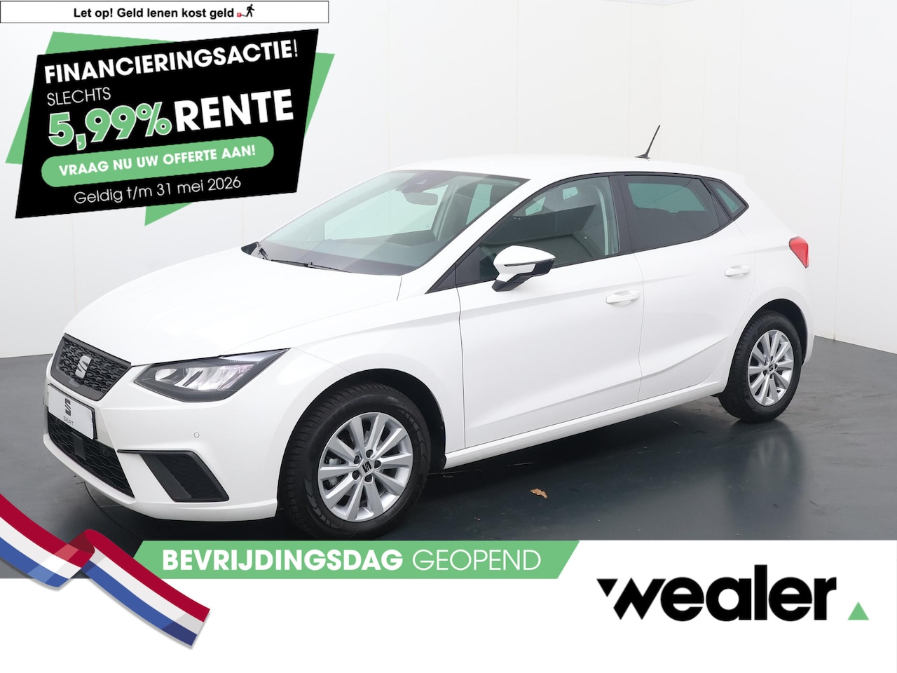 SEAT Ibiza - 1.0 EcoTSI Style Business Connect | 95 PK | Cruise control | LED verlichting | Apple Carpl - AutoWereld.nl