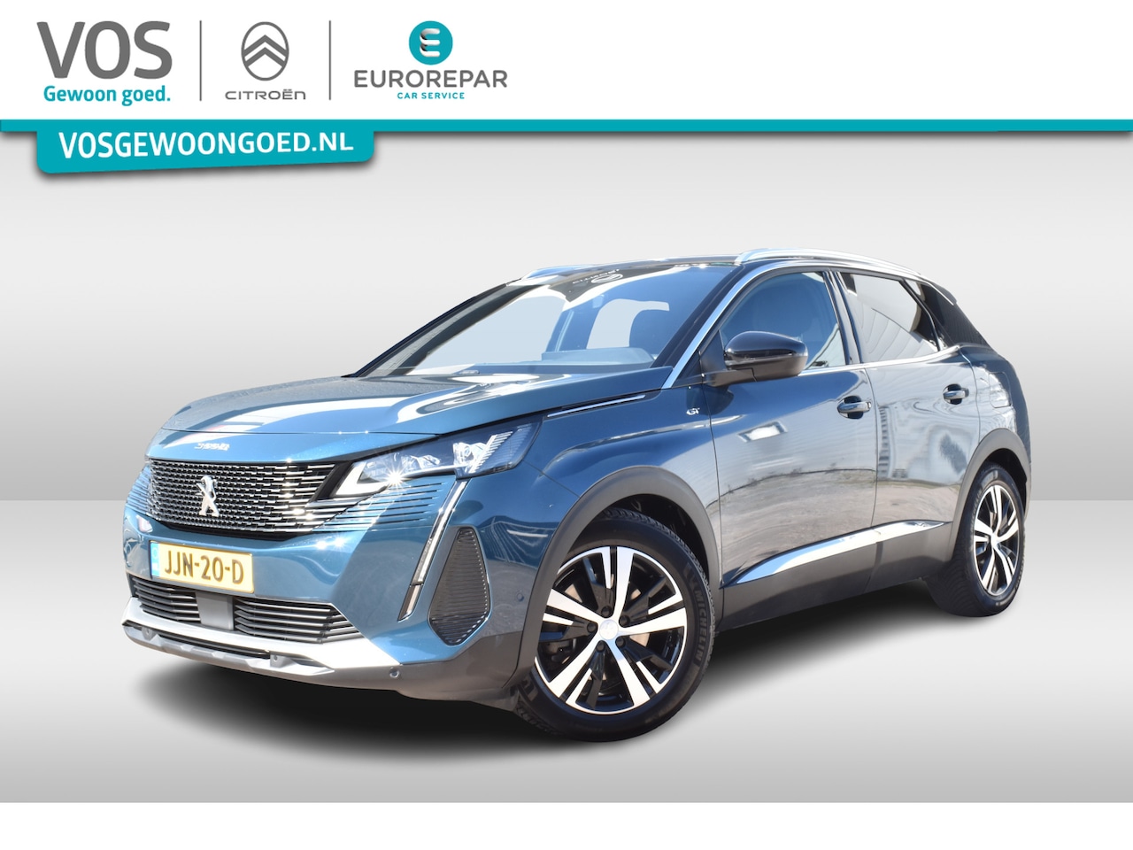 Peugeot 3008 - HYbrid 225 EAT8 GT Automaat | Afn trekhaak | Navi |Airco Stoelverwarming | Cross climate b - AutoWereld.nl