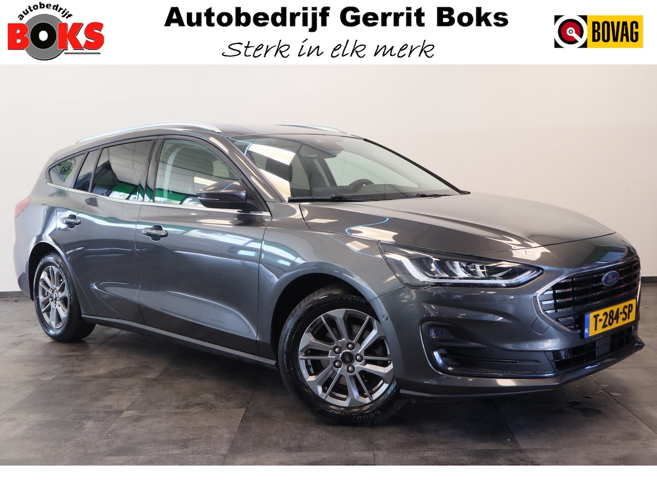 Ford Focus Wagon - 1.0 EcoBoost Hybrid Titanium Cruise/Climate Keyless Trekhaak NAP - AutoWereld.nl