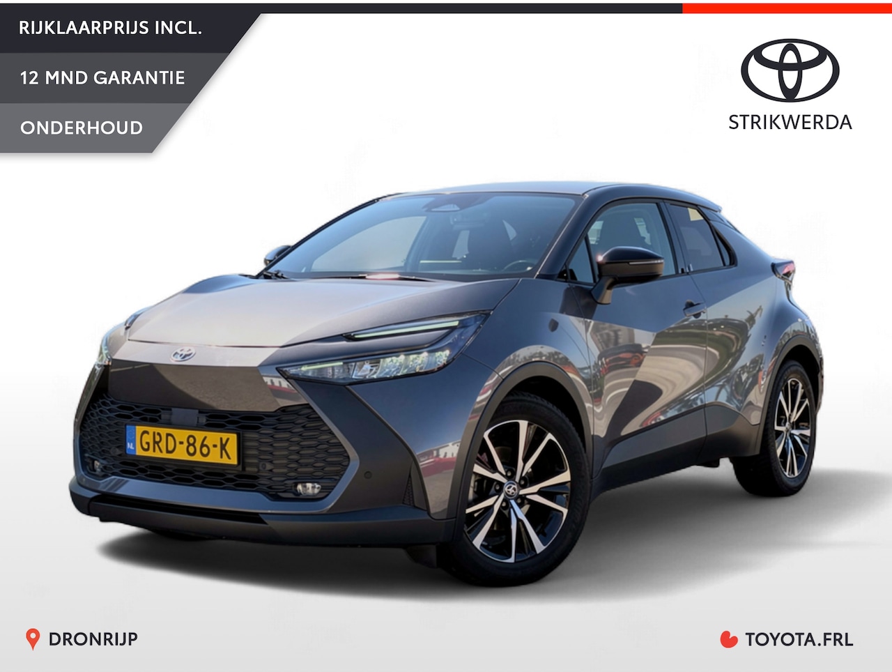 Toyota C-HR - 1.8 Hybrid 140 Dynamic | Dodehoek | All-Season | Keyless | Camera | ACC | Navi | PDC V+A - AutoWereld.nl