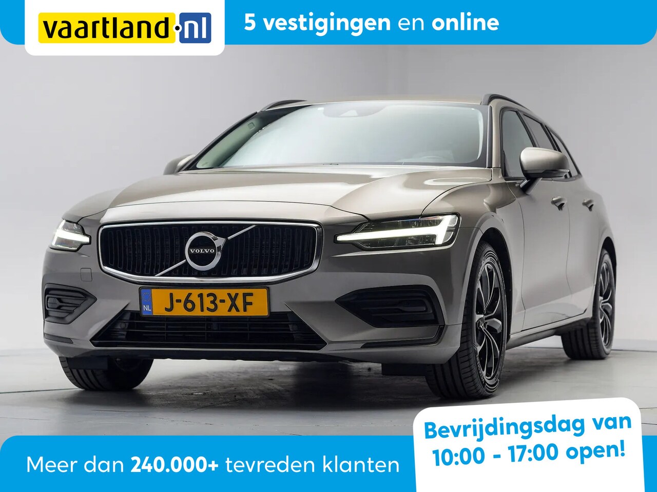 Volvo V60 - 2.0 B3 Momentum Advantage Aut. [ LED Clima Apple/Android Cruise ] - AutoWereld.nl