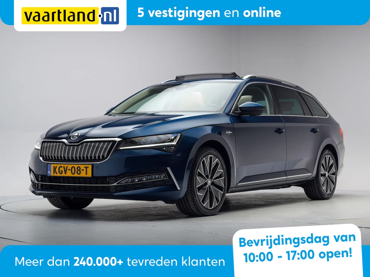 Skoda Superb Combi - 1.4 TSI iV PHEV Laurin&Klement Aut. [ Panorama Leder Trekhaak LED ] - AutoWereld.nl