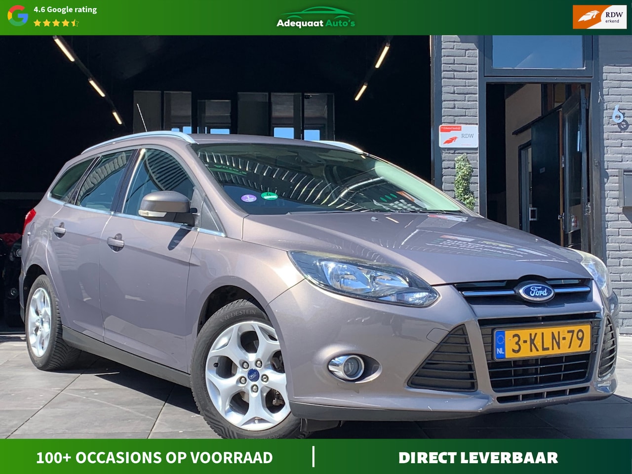 Ford Focus Wagon - 1.0 EcoBoost Titanium|Cruise|Trekhaak|PDC - AutoWereld.nl