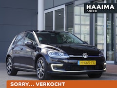 Volkswagen e-Golf - E-DITION | Warmtepomp | SOH waarde 88.3% | Digitaal instrumentenpaneel | Parkeer assistent
