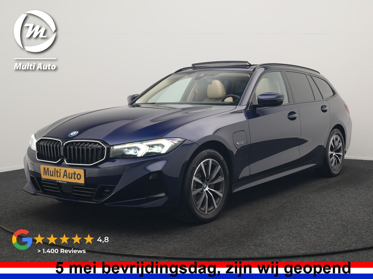 BMW 3-serie Touring - 320e xDrive PHEV 204pk Dealer O.H. | Trekhaak Af Fabriek | Panodak | Adaptive Cruise | Cam - AutoWereld.nl