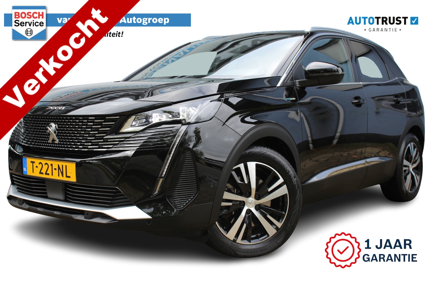 Peugeot 3008 - 1.6 HYbrid 225 GT | Incl. 12 maanden Garantie | 1e Eigenaar | Dealer onderhouden | Afneemb - AutoWereld.nl