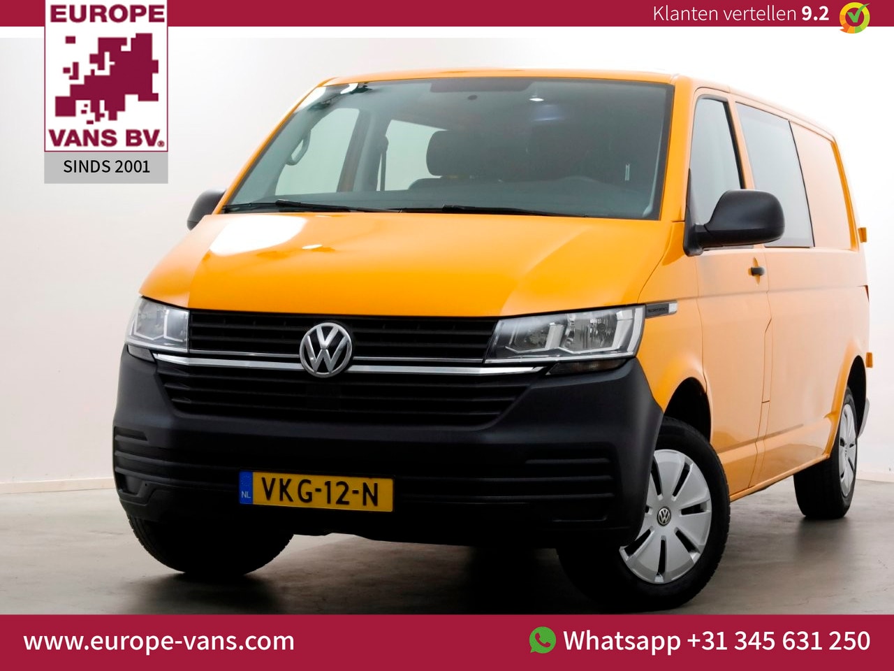Volkswagen Transporter - T6.1 2.0 TDI Lang D.C. Airco/Cruise Control 04-2021 - AutoWereld.nl