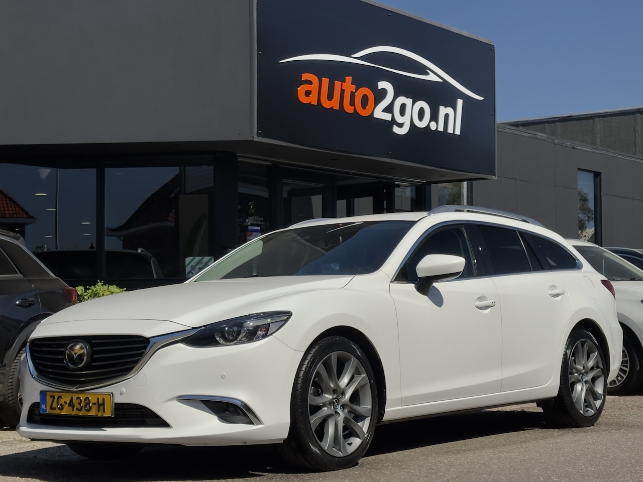 Mazda 6 Sportbreak - 2.2D SKY-ACTIV-D 175 GT-M LEDER NAVI CAMERA HEAD-UP LED LMV PDC - AutoWereld.nl
