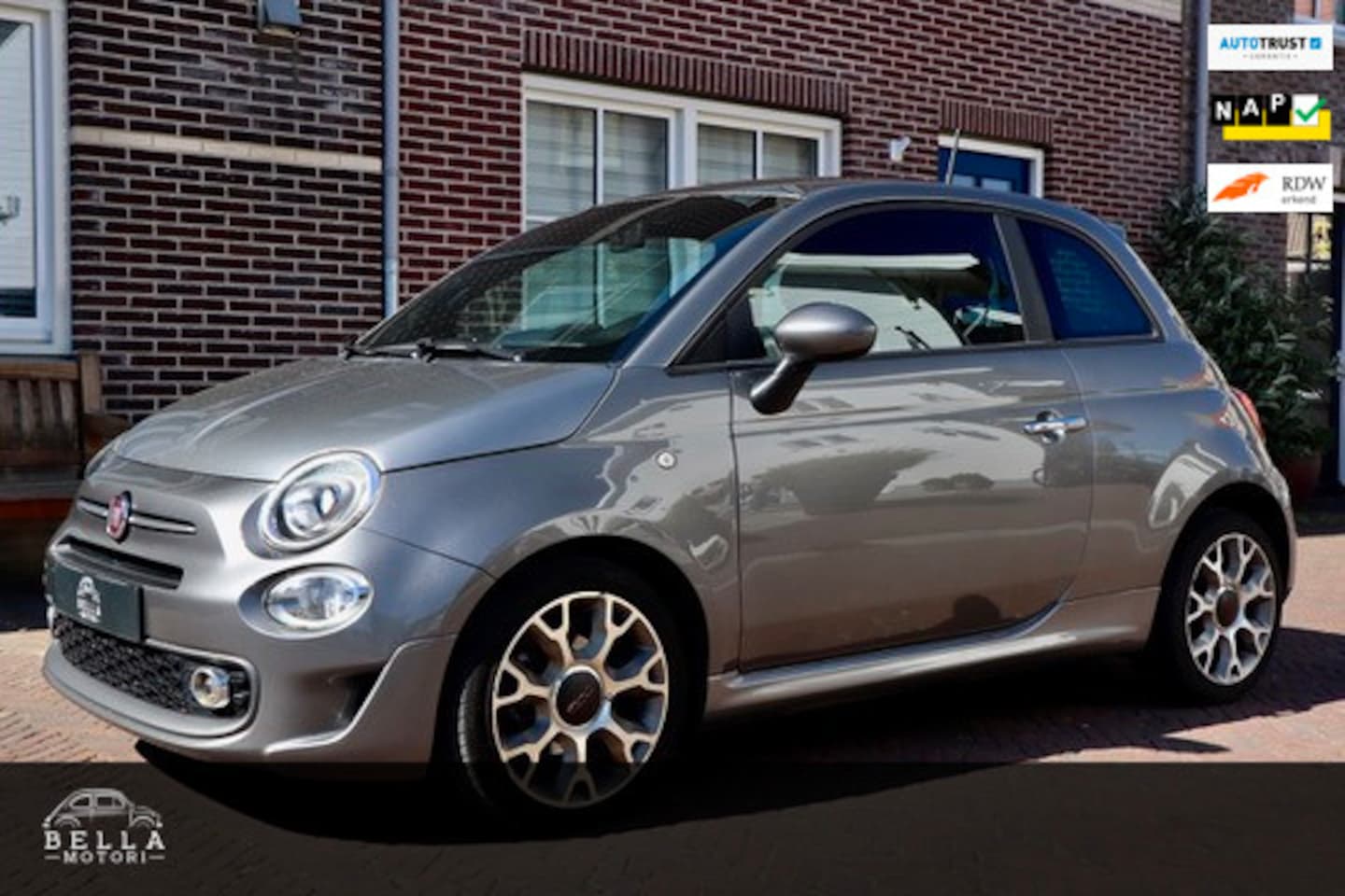 Fiat 500 - 0.9 S TwinAir Sport | Sport | Lichtmetalen velgen | Airconditioning | Multifunctioneel stu - AutoWereld.nl