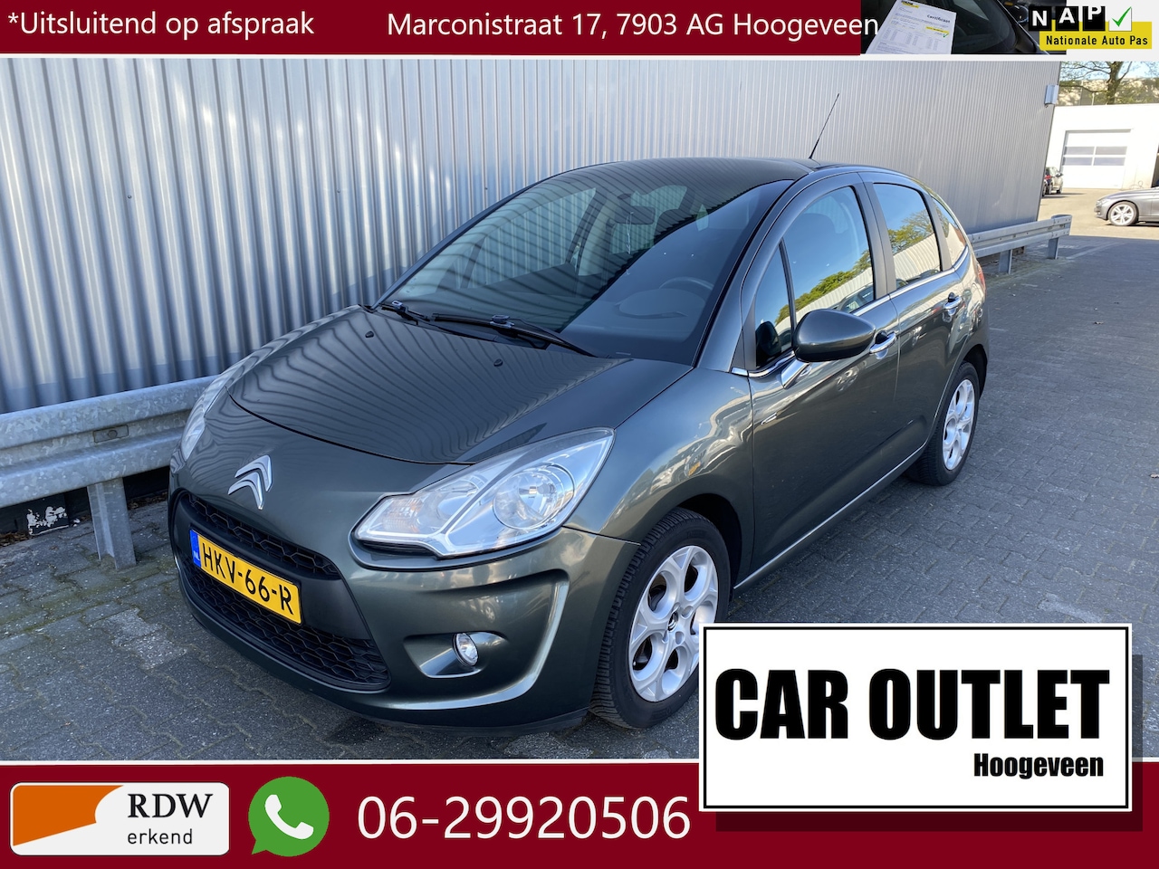 Citroën C3 - 1.6 VTi Exclusive AUTOMAAT 114Dkm, Pano, Clima, CC, PDC, LM, nw. APK – Inruil Mogelijk – - AutoWereld.nl