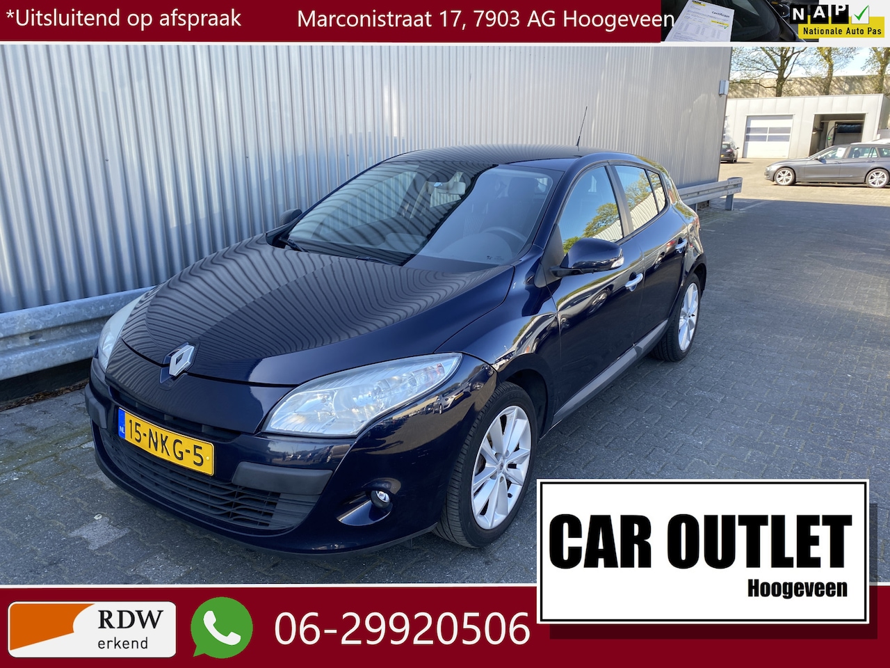 Renault Mégane - 1.6 Celsium 142Dkm.NAP, Clima, CC, Navi, LM, Trekh, nw. APK – Inruil Mogelijk – - AutoWereld.nl