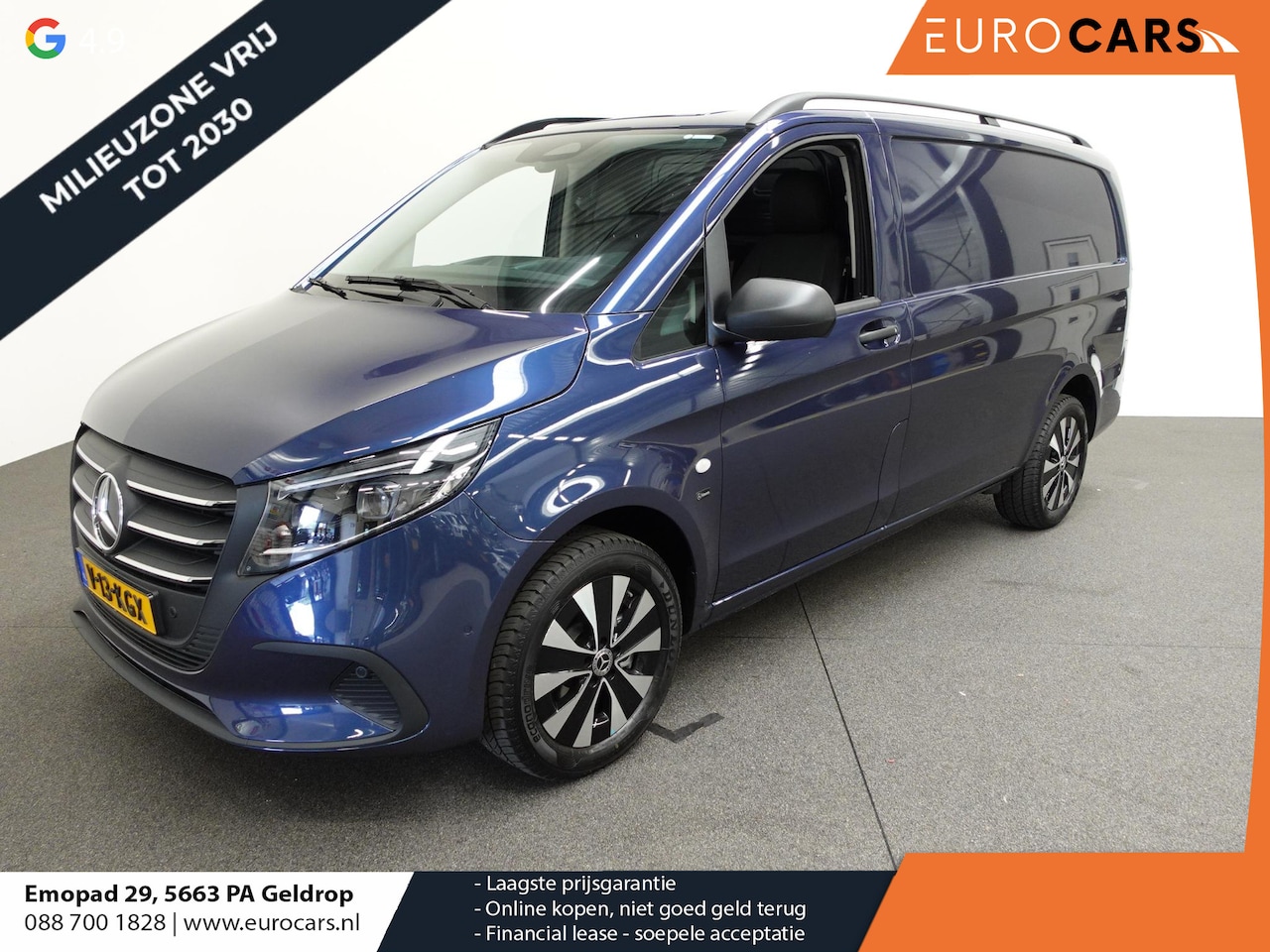 Mercedes-Benz Vito - 114 CDI L2 Select Automaat Airco Cruise Control Navi Trekhaak Achterklep PDC V&A Camera - AutoWereld.nl