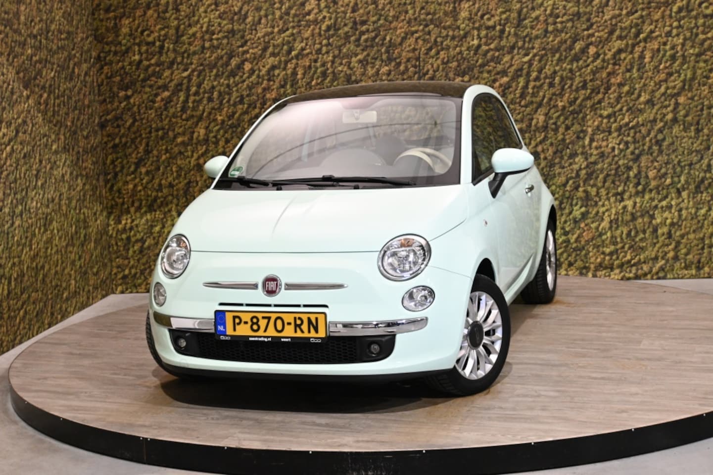 Fiat 500 - 1.2 Lounge | Pano | PDC | Airco | Mintgroen | Lage KM's - AutoWereld.nl