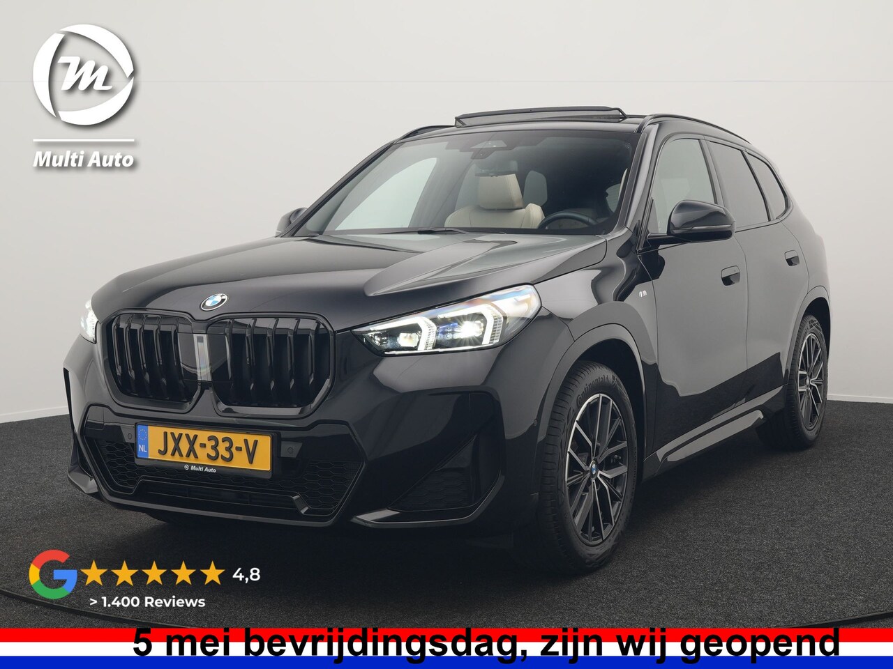 BMW X1 - sDrive20i M Sport 156pk Dealer O.H. | Panodak | Lederen Sportstoelen Verwarmd | Adaptive M - AutoWereld.nl