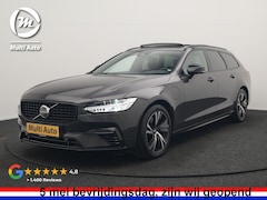 Volvo V90 - T6 AWD Ultimate Dark PHEV 350pk Dealer O.H. | Panodak | Head Up | 360 Camera | Adaptive Cr